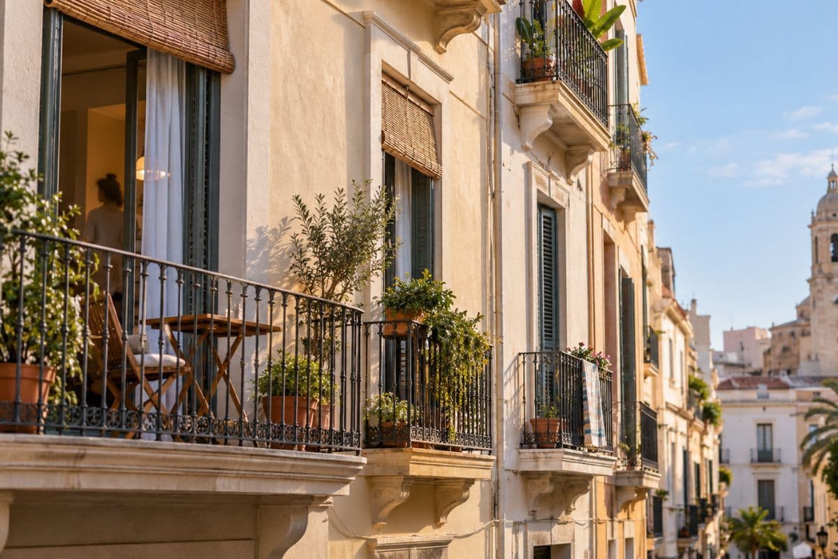 dificio residencial en Catalunya para vender un piso con inquilino